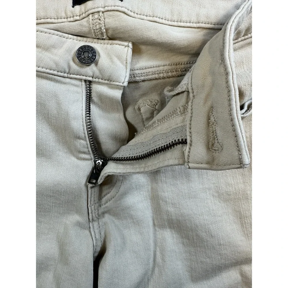 Express Jeans Mens 28x30 Slim Fit Hyper Stretch Beige Denim Casual